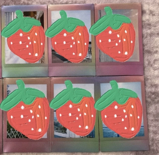 拍立得彩边人鱼相纸照片冲印爱豆情侣自拍集体照生活照风景照