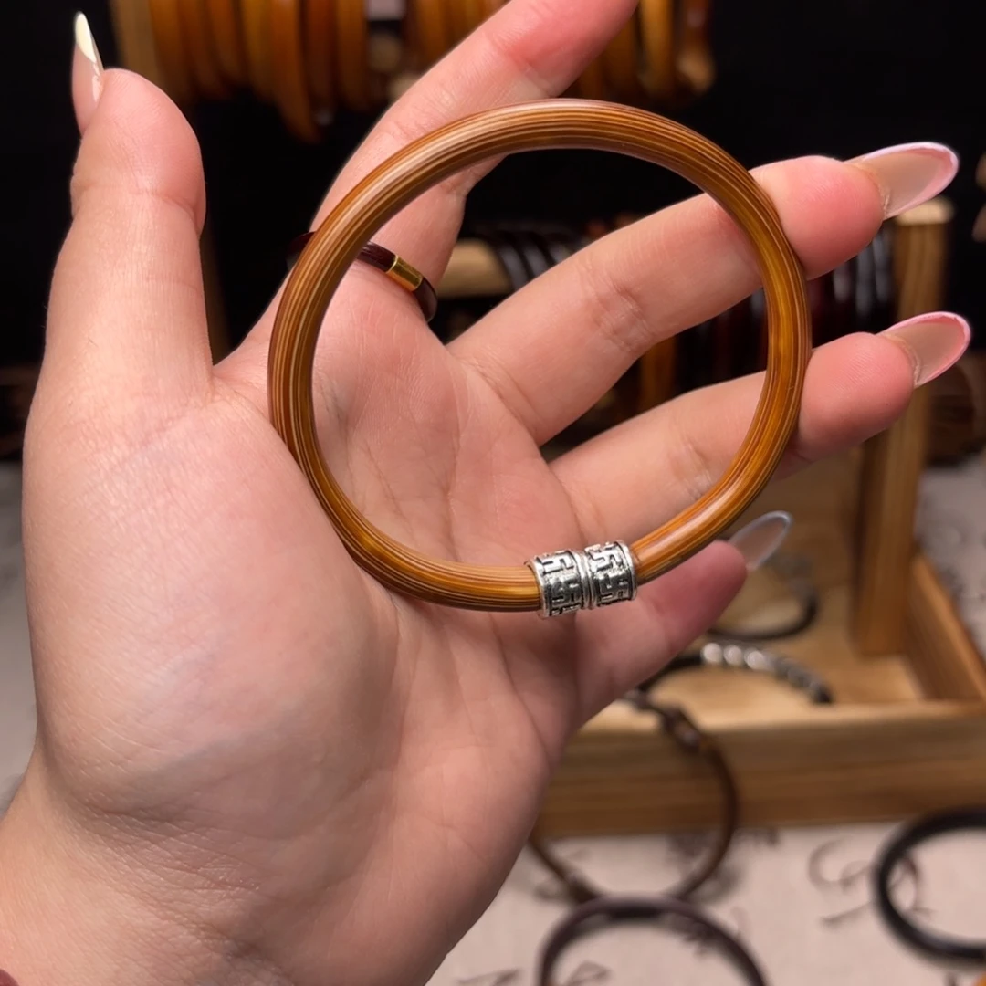 藤类手串/手链木*雪金丝藤微瑕