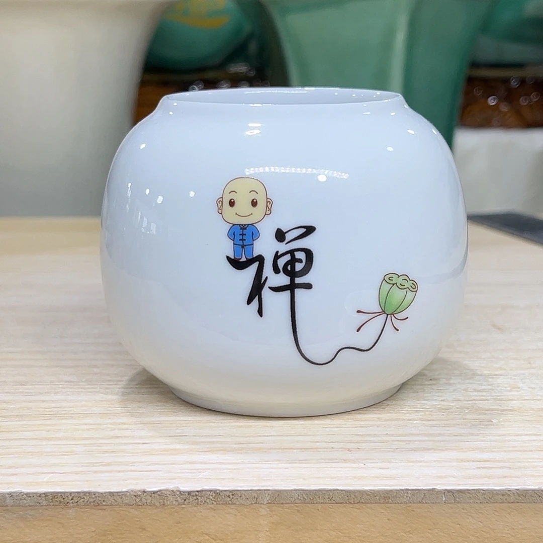 陶瓷绿植多肉微瑕花盆口径5.5*7.5
