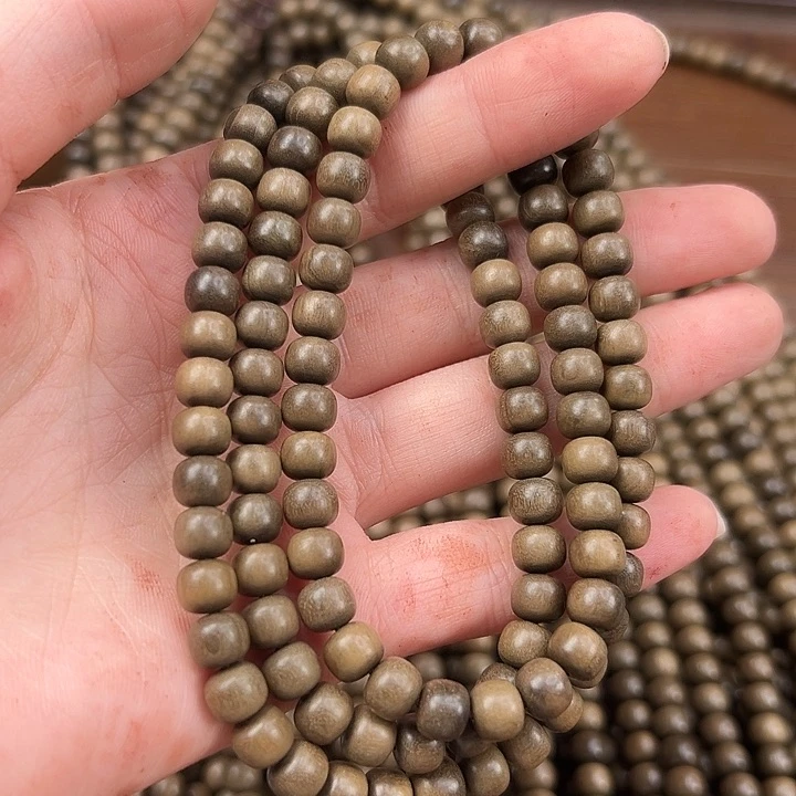 檀香木手串/手链6×7×108阴沉顺纹