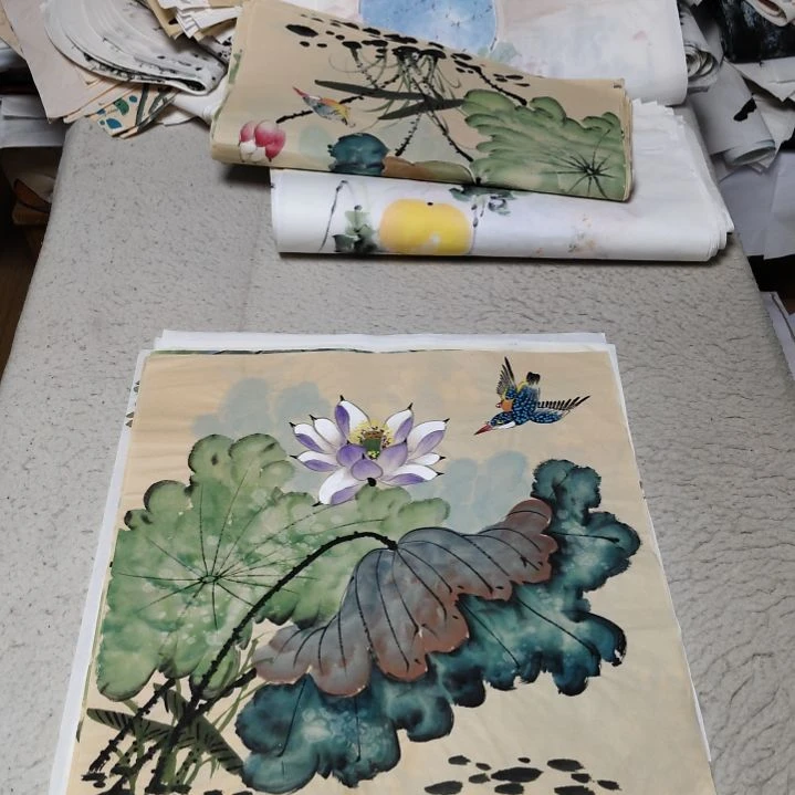 曹***庆国画国画花鸟花鸟国画