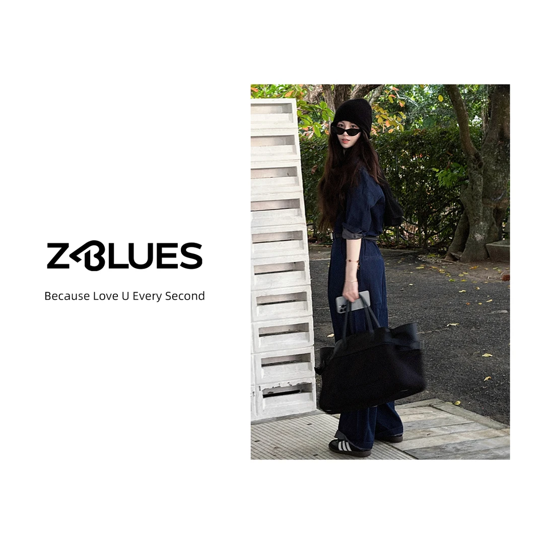 Z.blues【职场假日】复古经典精选时尚纯棉牛仔衬衫+裤子YZDJC103