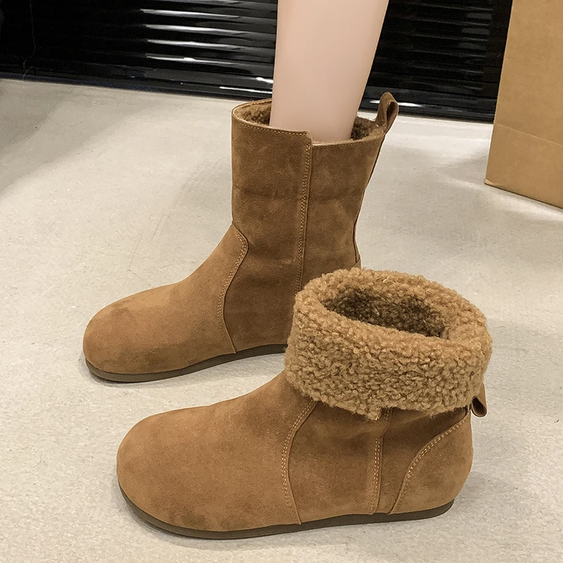 2025秋季新款V口长筒靴不过膝厚底增高百搭时装靴不掉筒骑士靴