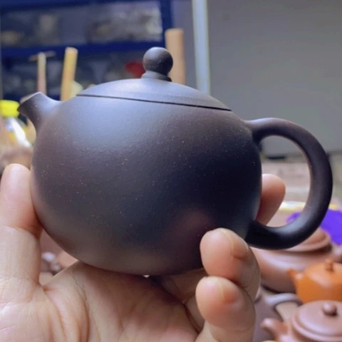 茶壶紫砂掌上明珠200cc瑕