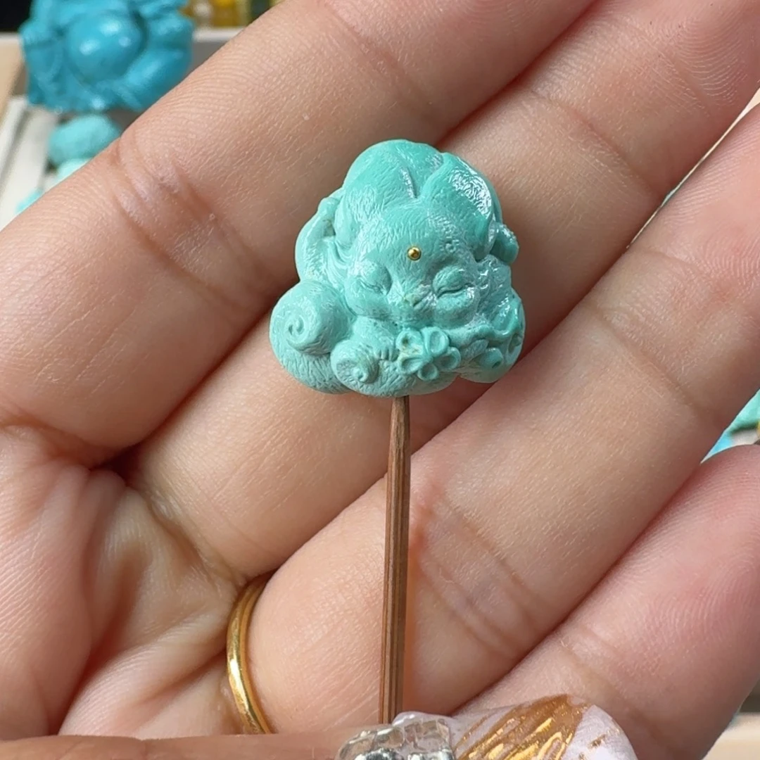 绿松石未镶嵌吊坠(不含链)