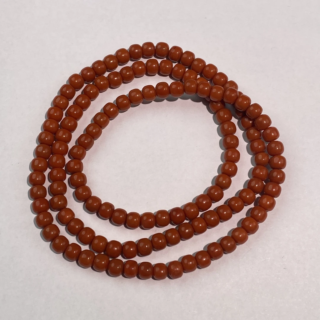 【亿轩珠宝】THL瓦西南红老料老型多圈手串6mm+