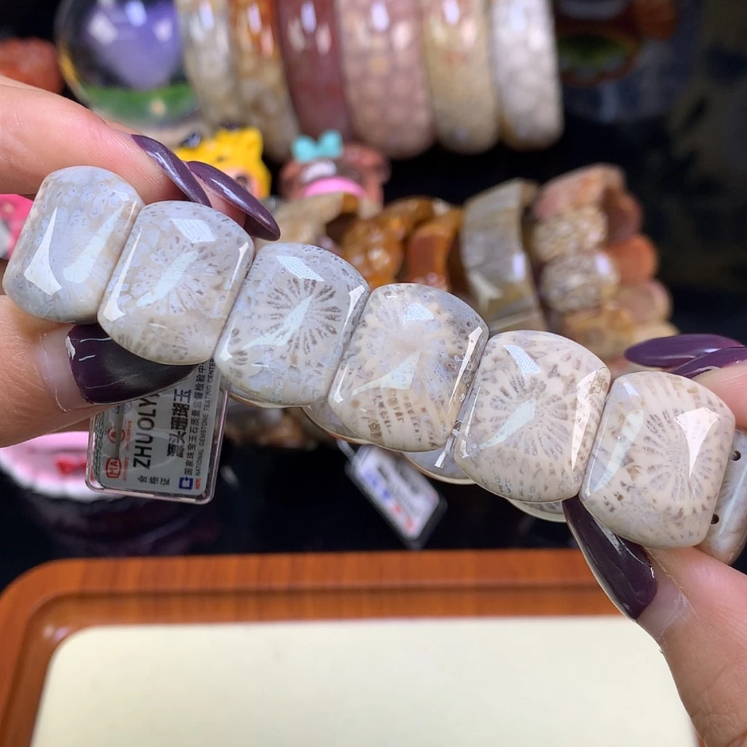 【闪购商品】颈饰未镶嵌硅化珊瑚（珊瑚玉）福利200漏128（36号）