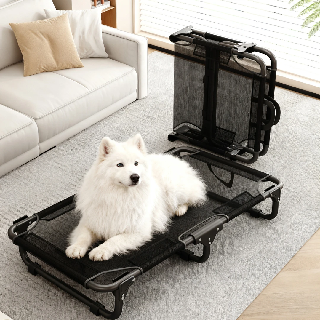 【免安装可折叠】宠物床四季通用狗床特斯林网布透气耐磨狗狗行军床