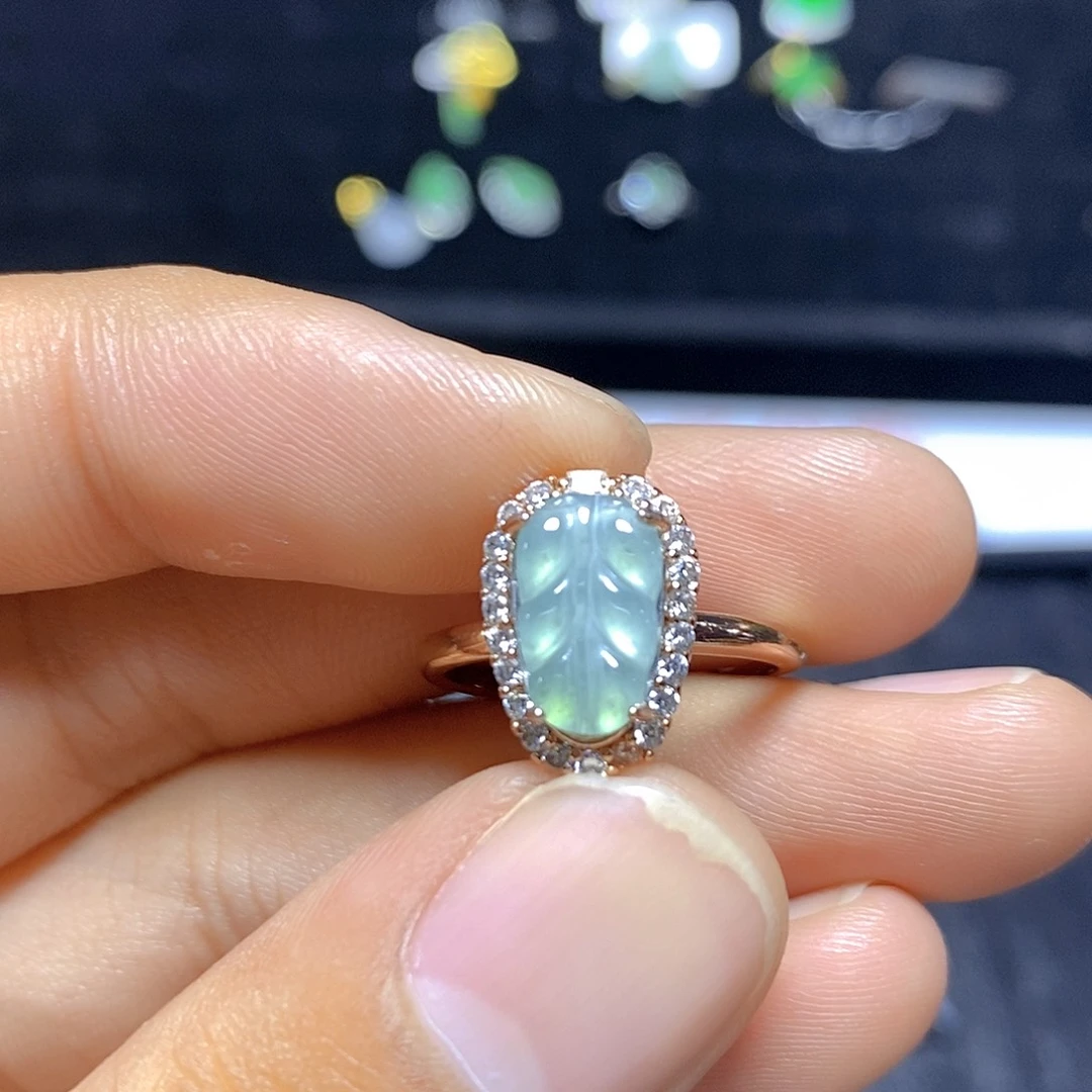 翡翠戒指未镶嵌1号 多样性发其一