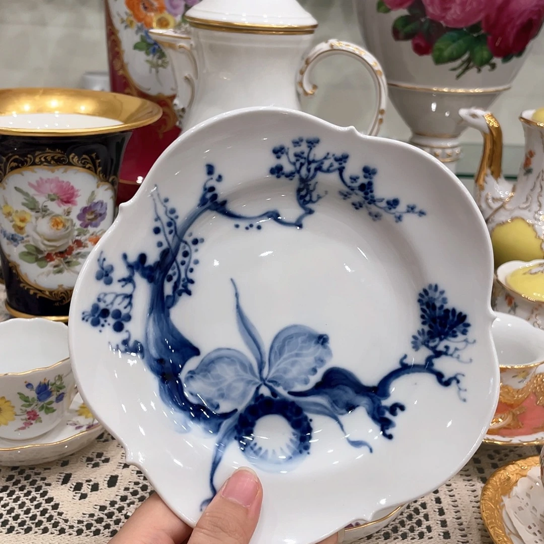摆件中古一等甜品盘