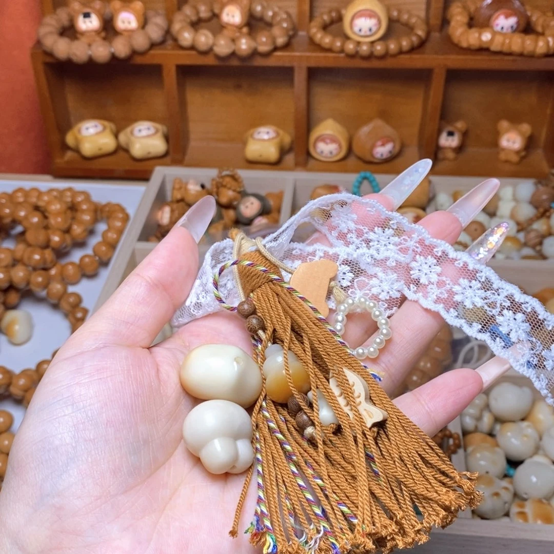 手串猴头核桃兔头 爱心 焦糖玛奇朵 珍珠跑环