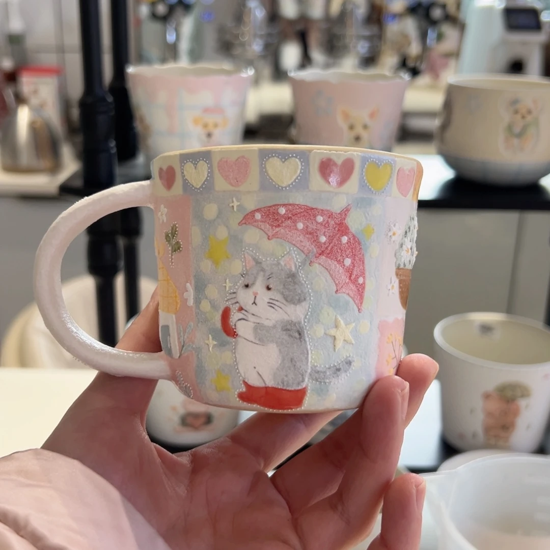 陶瓷艺术手作器皿里里270毫升