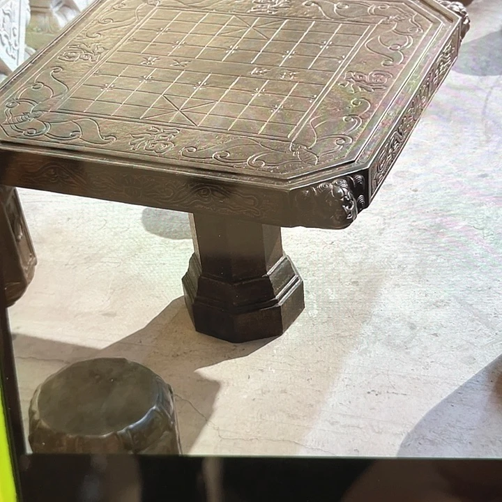 石头良***2石桌棋盘格