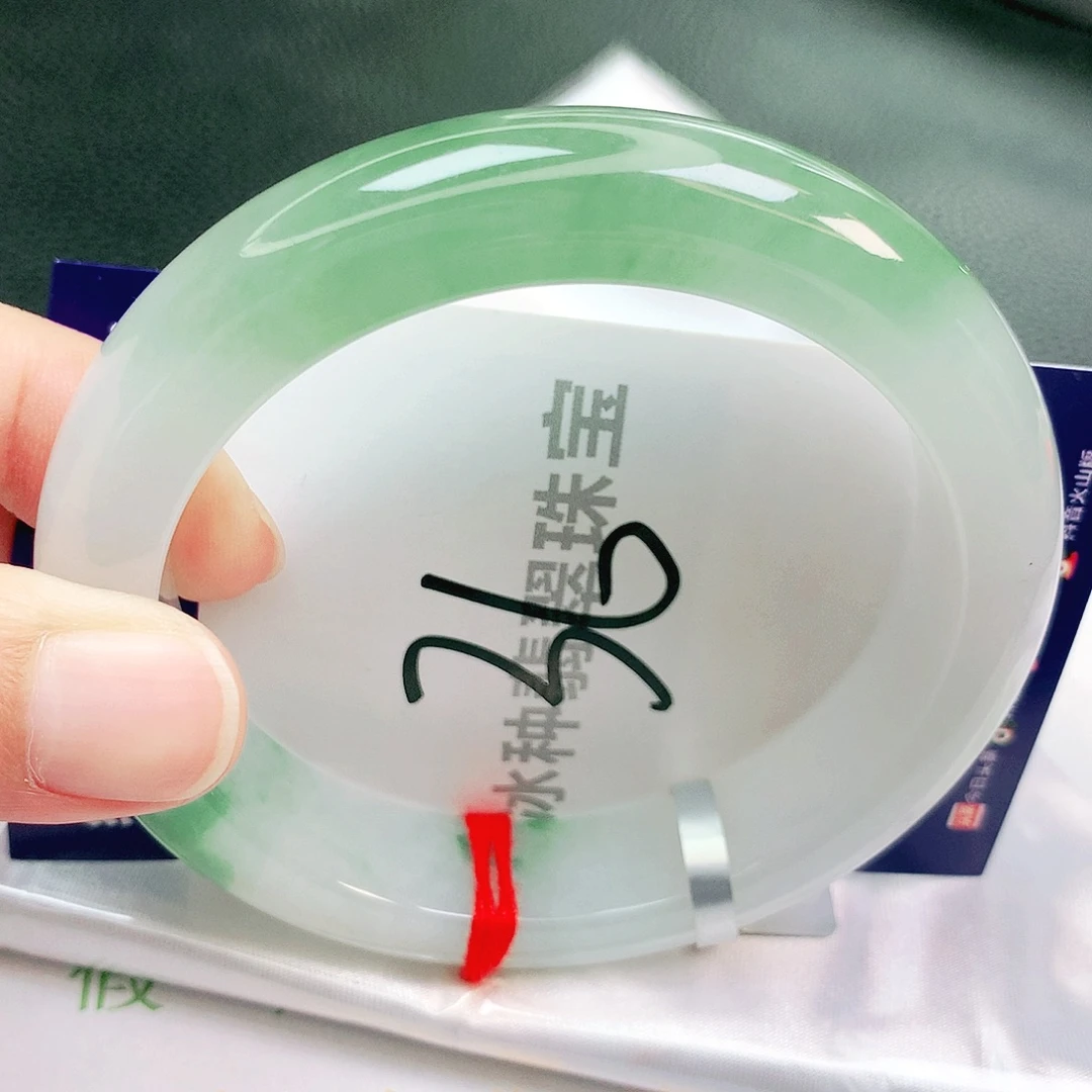 翡翠未镶嵌手镯缅甸天然a货翡翠手镯