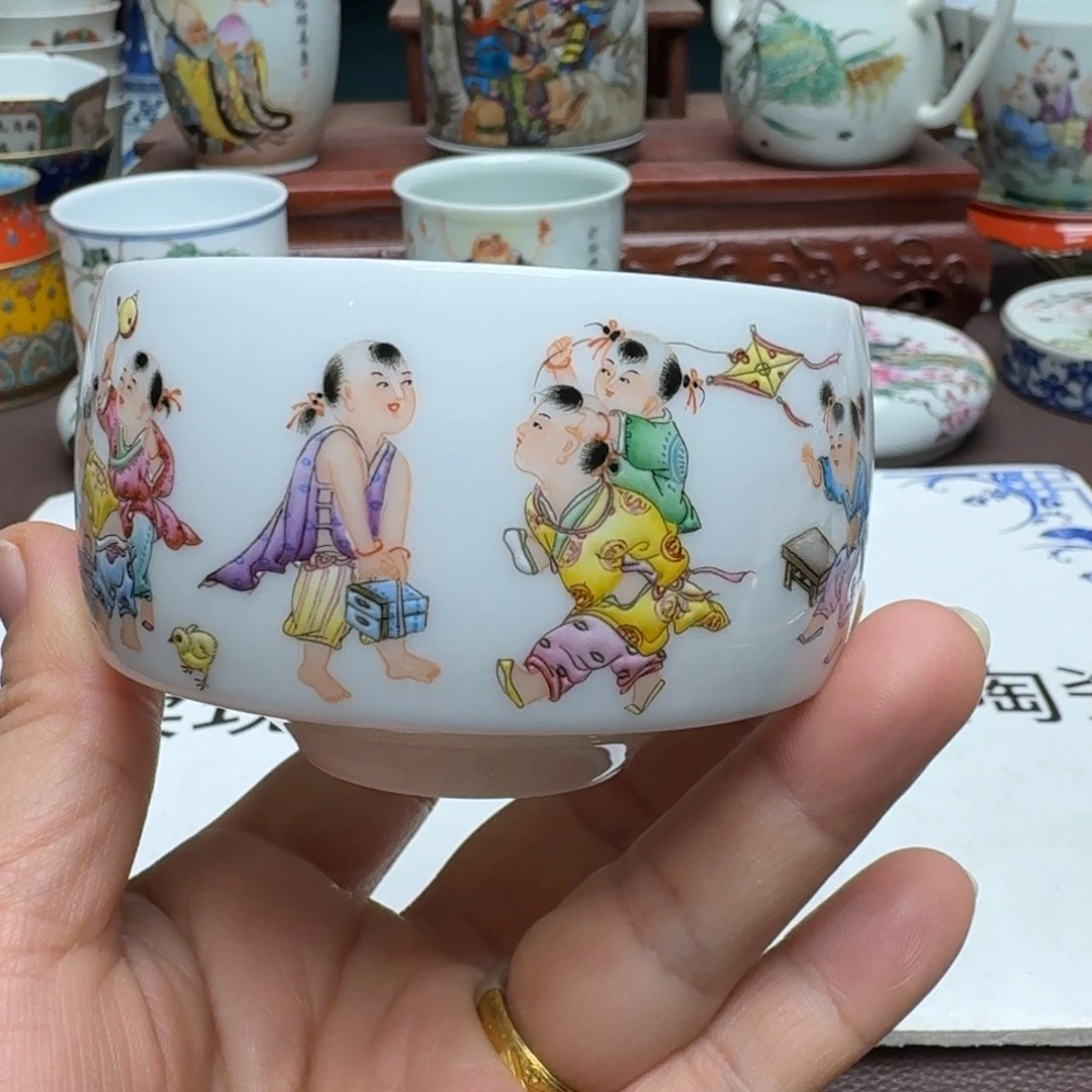 景德镇手工手绘展示