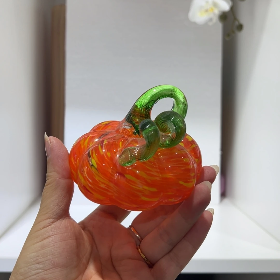 琉璃纯手工制作工艺品高7，直径9