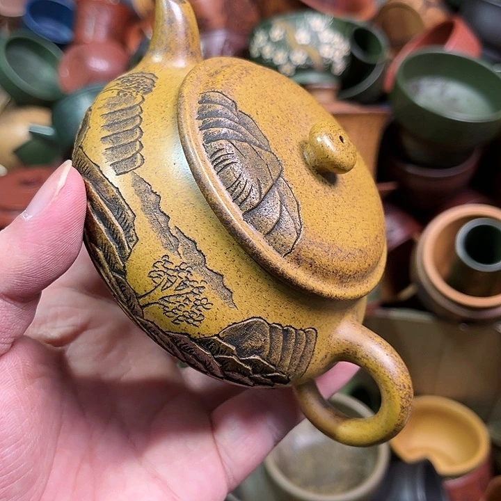 紫砂茶杯全手工紫砂主人杯