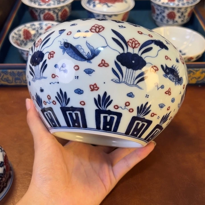 摆件景德镇茶器百宝箱陶瓷