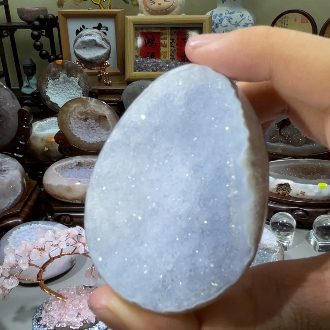 水晶摆件未镶嵌龙蛋
