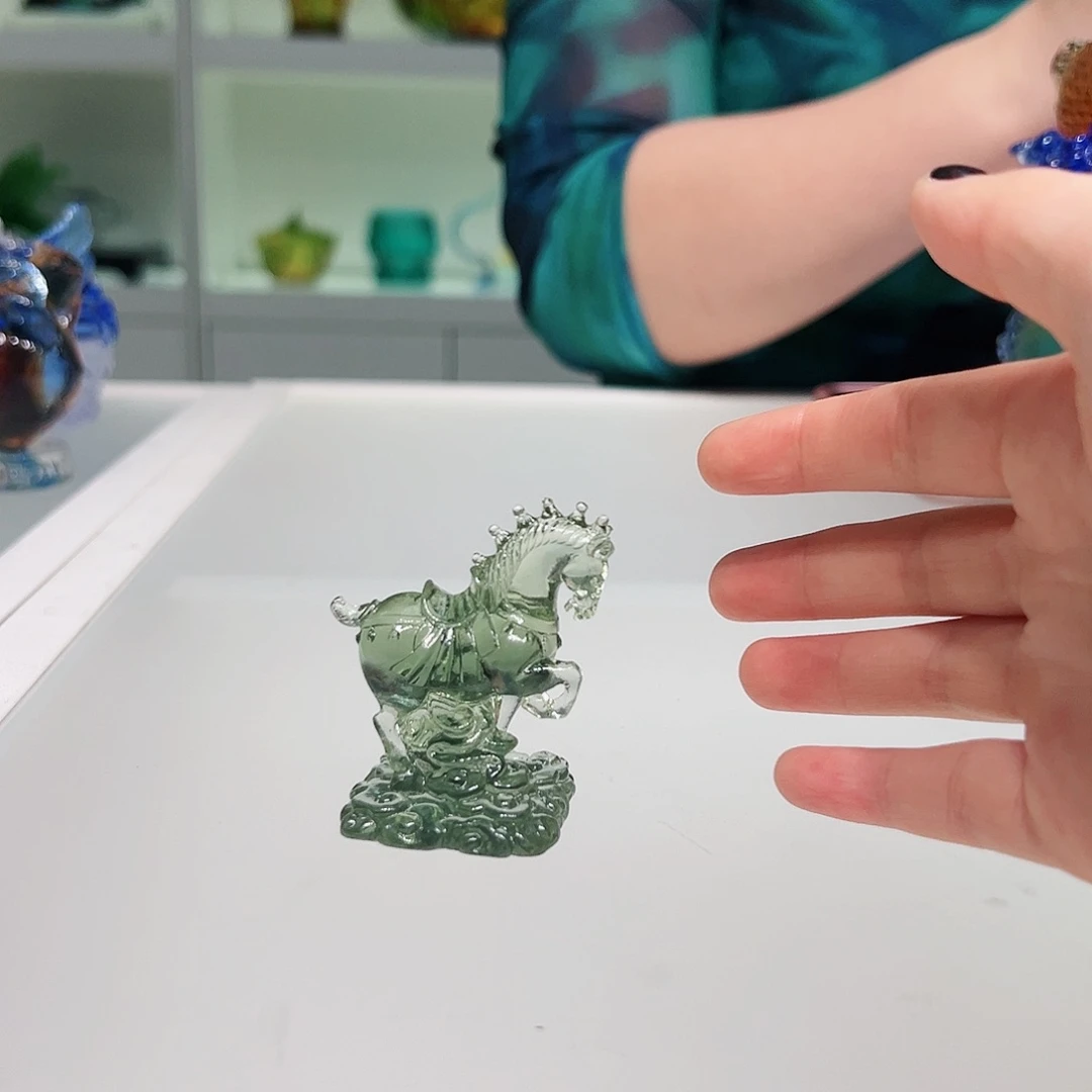 【闪购商品】琉璃手工艺品唐马