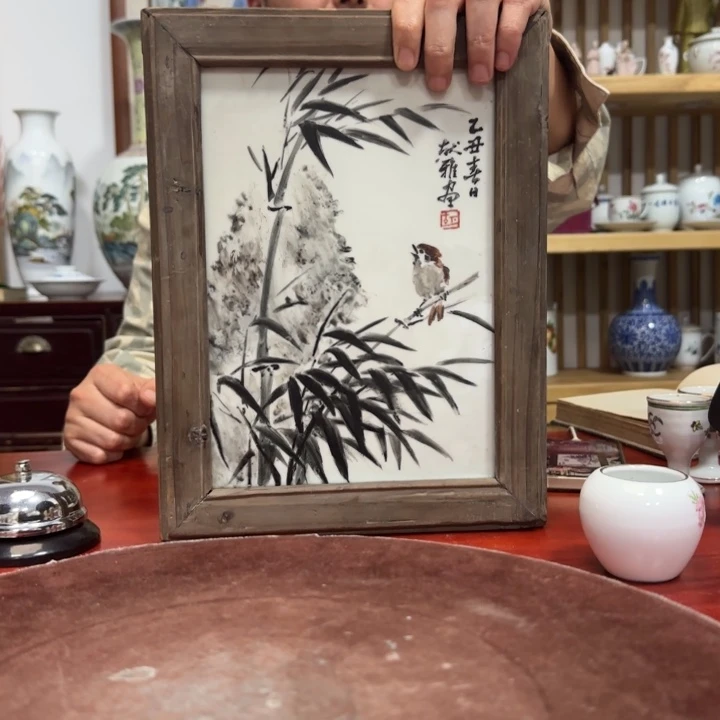 冬***1景德镇陶瓷手绘瓷板画