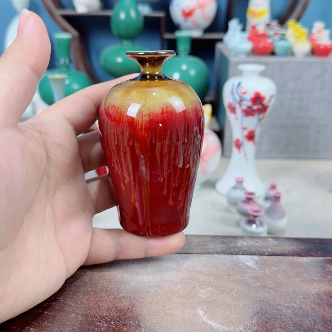 陶瓷手工小花器摆件