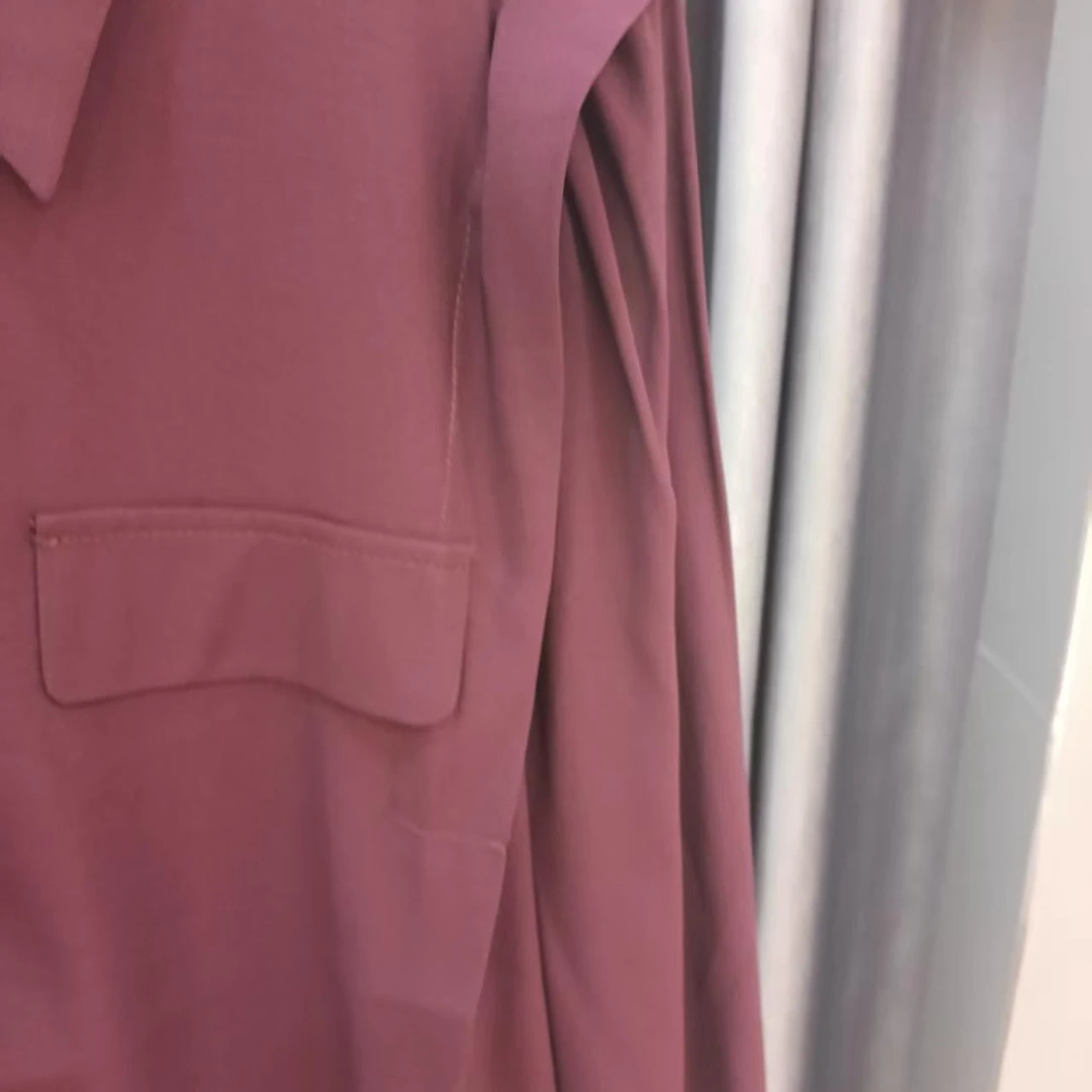 GD*2025年秋季肩袖底摆抽褶衬衫25CS3860专柜正品