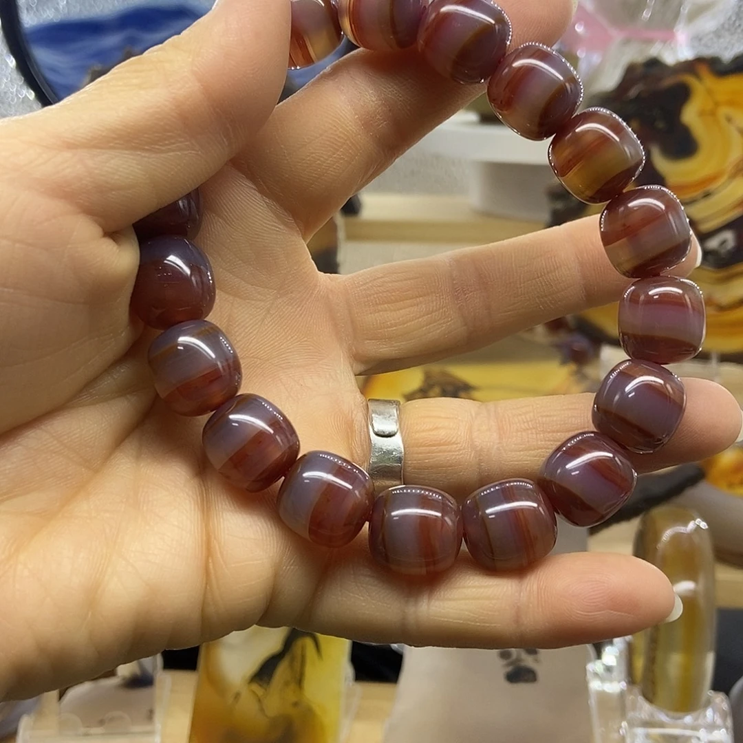 定制玛瑙巴玉玛瑙手持18粒