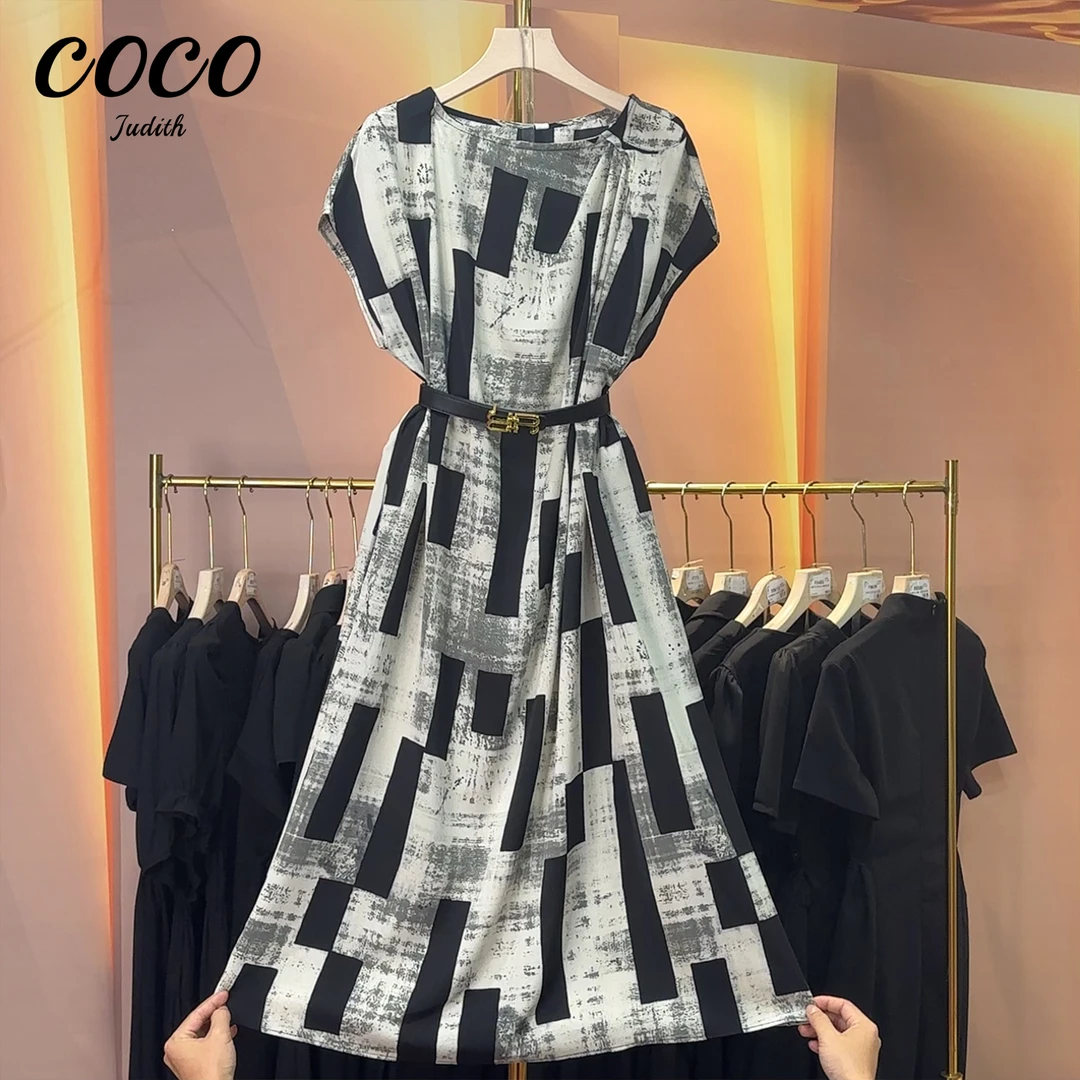 现货【RG193】2025年时尚气质百搭减龄显瘦新款女装连衣裙