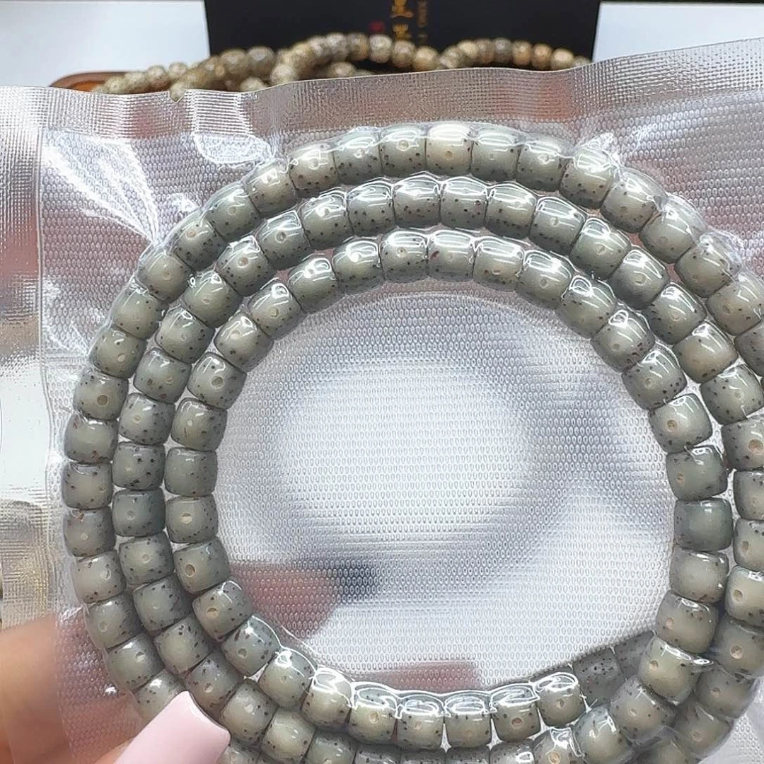 星月菩提吊坠11梵天糯冰绿幽灵大眼睛6左右108