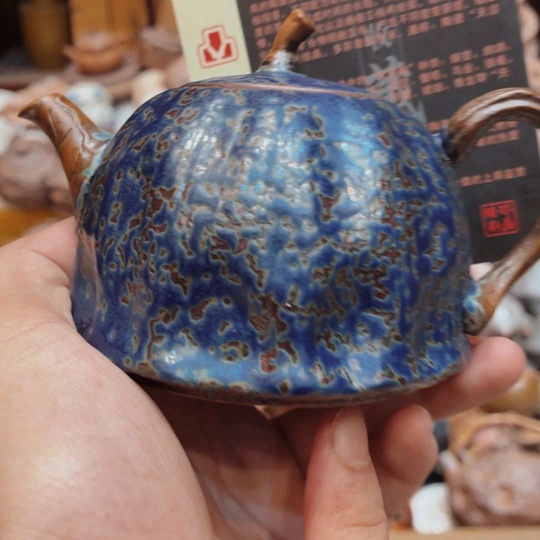柴烧老岩泥高温茶器皿