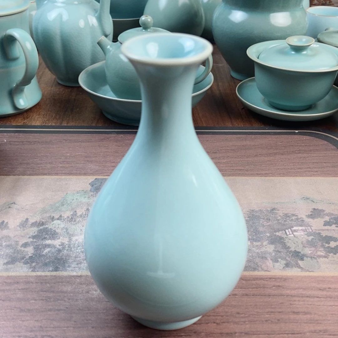 摆件瓷原产地原矿汝瓷～茶器