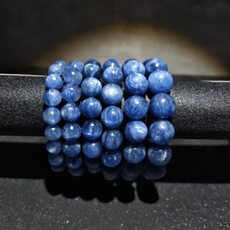 【黑胖珠宝】H1640  天然蓝晶石手链 多样性发其一