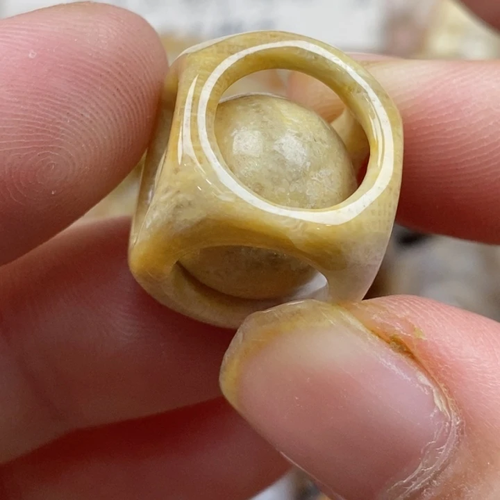 颈饰未镶嵌硅化珊瑚（珊瑚玉）