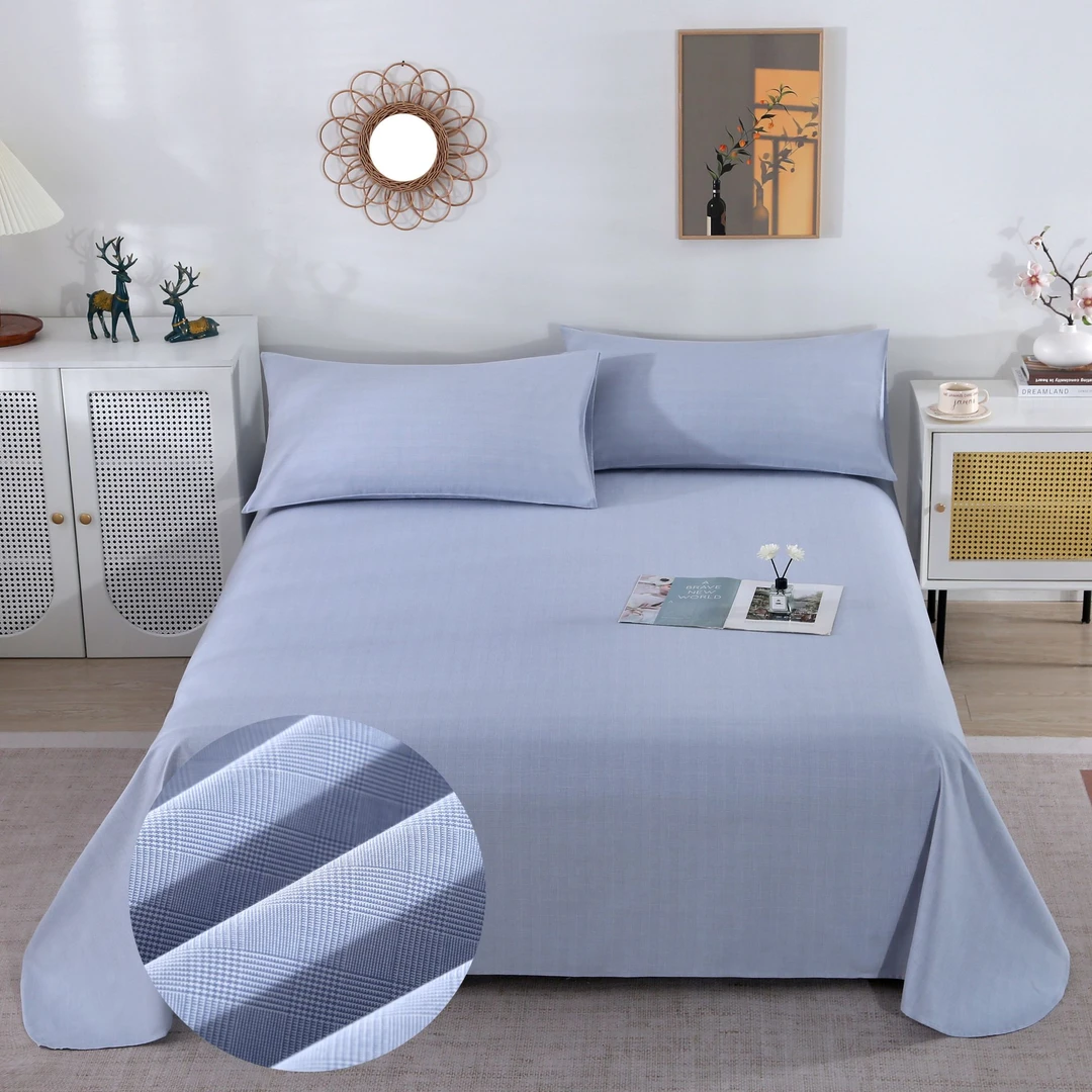 【非遗传承-匠心工艺】全棉32支精梳棉母婴A类老粗布床单/三件套