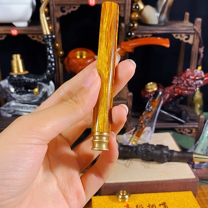 高端定制金丝楠烟嘴