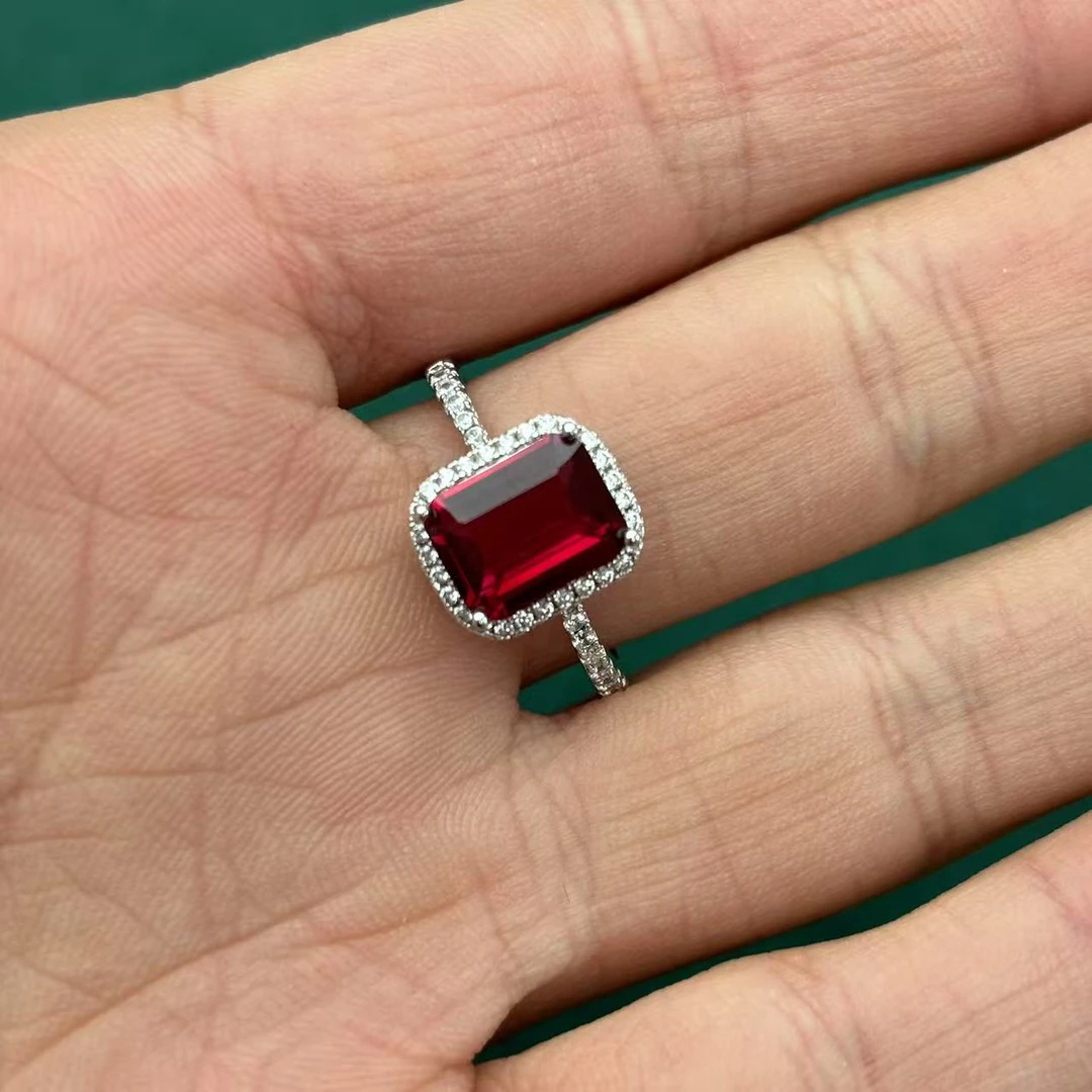 925银碧玺戒指轻奢简约款A0025-1