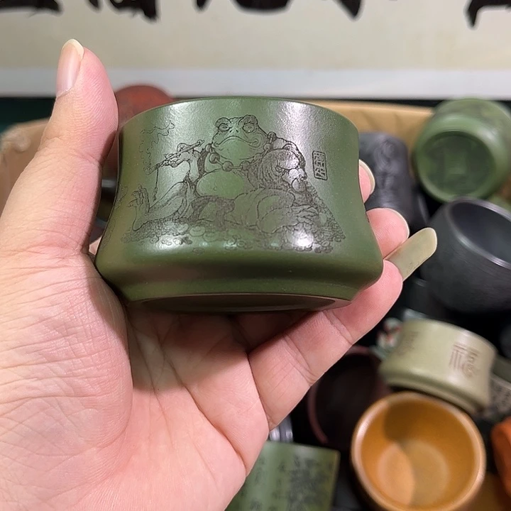 茶杯紫砂全手工紫砂主人杯