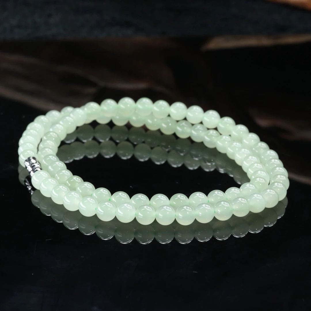 14和田玉晴水项链/000167北京中保拍卖