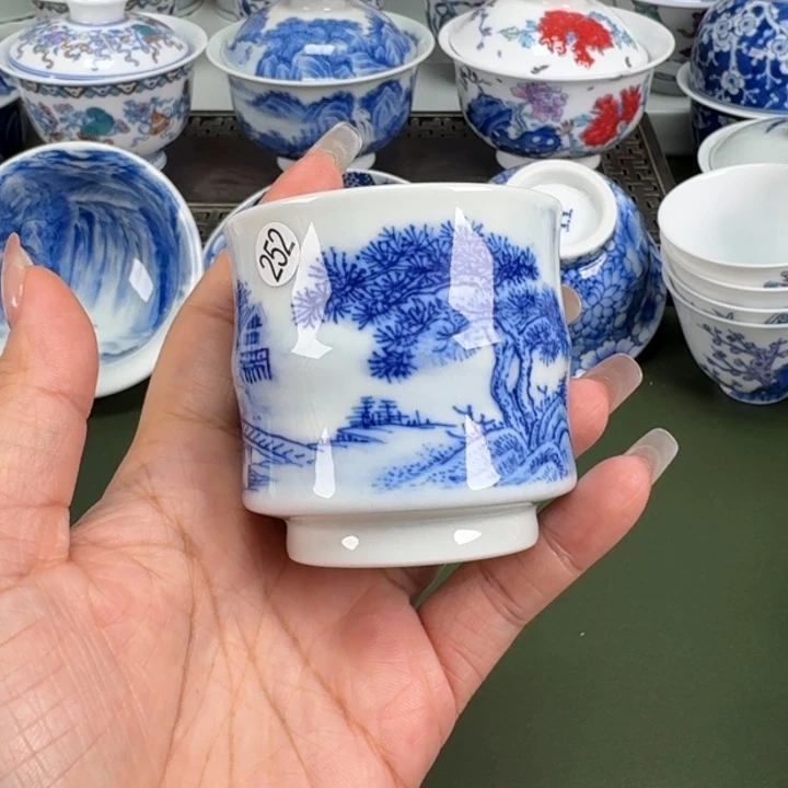 景德镇纯手工手绘茶器蒙蒙