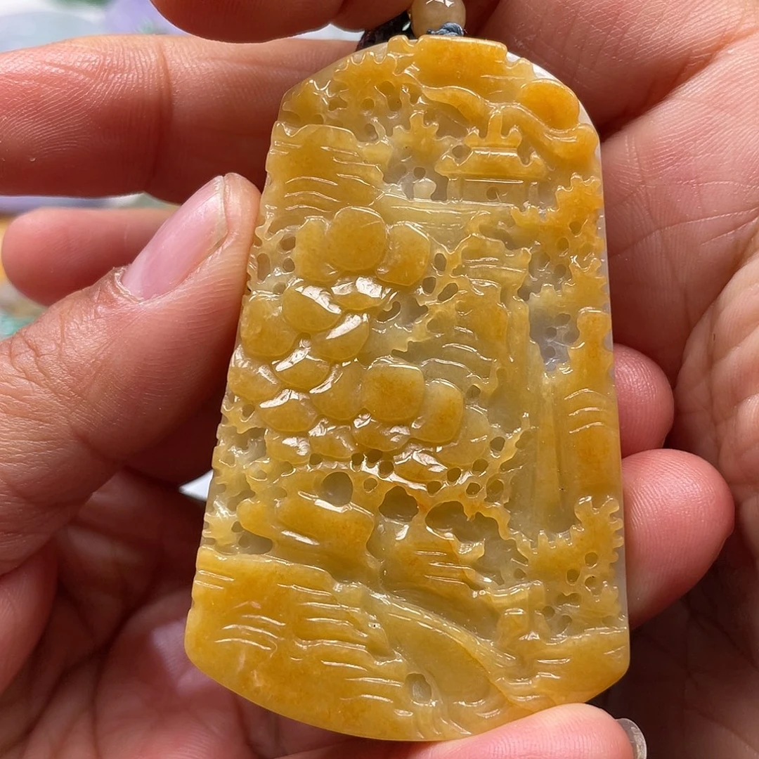 颈饰未镶嵌翡翠翡玉缘翡翠