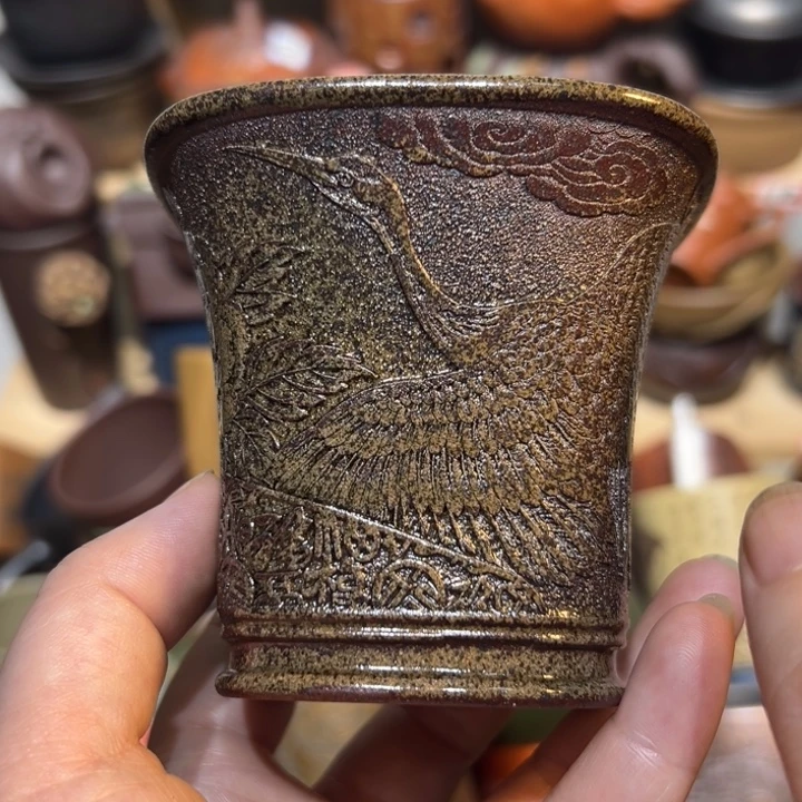 茶杯紫砂宜兴紫砂主人杯