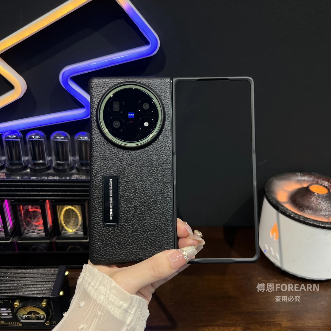 适用于vivoxfold5手机壳折叠屏男女全包防摔自带支架xfold5保护套