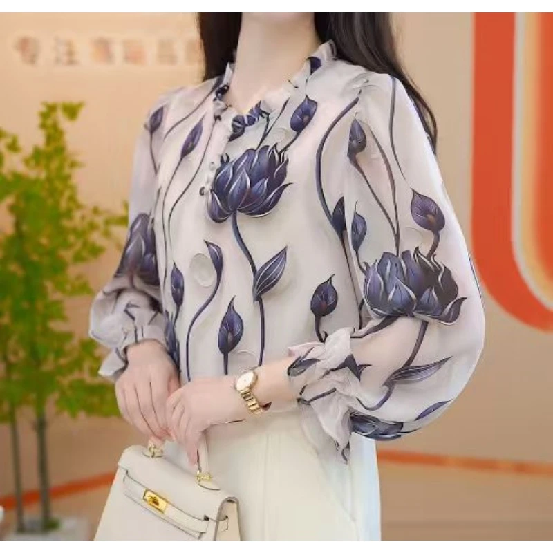 X1720【出口原单】优雅百搭法式衬衫-珈珈