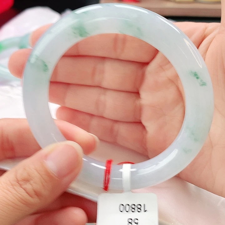 未镶嵌手镯翡翠58圆