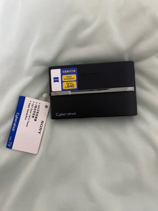 9新 Sony/索尼 t9黑色箱说全复古式ccd数码相机