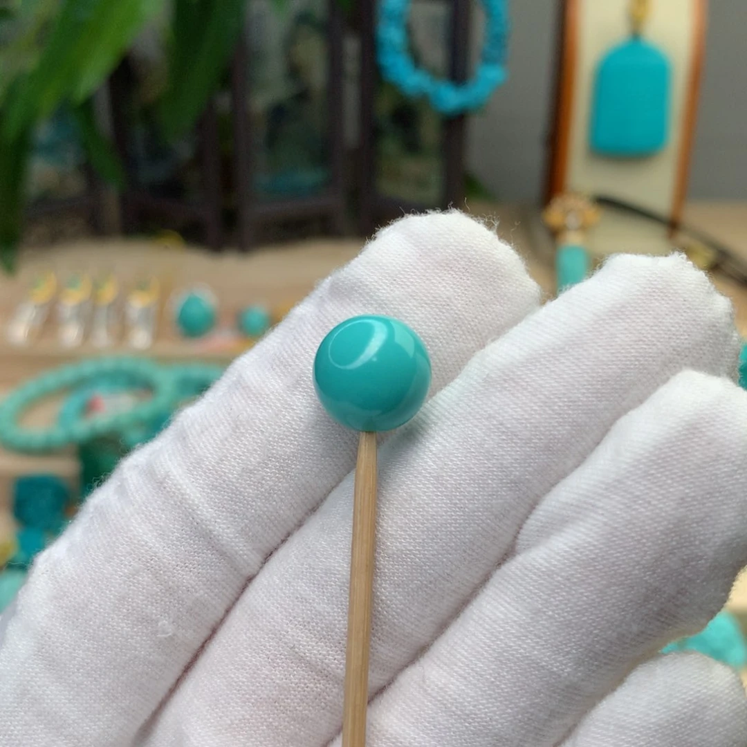 绿松石珠宝半成品未镶嵌