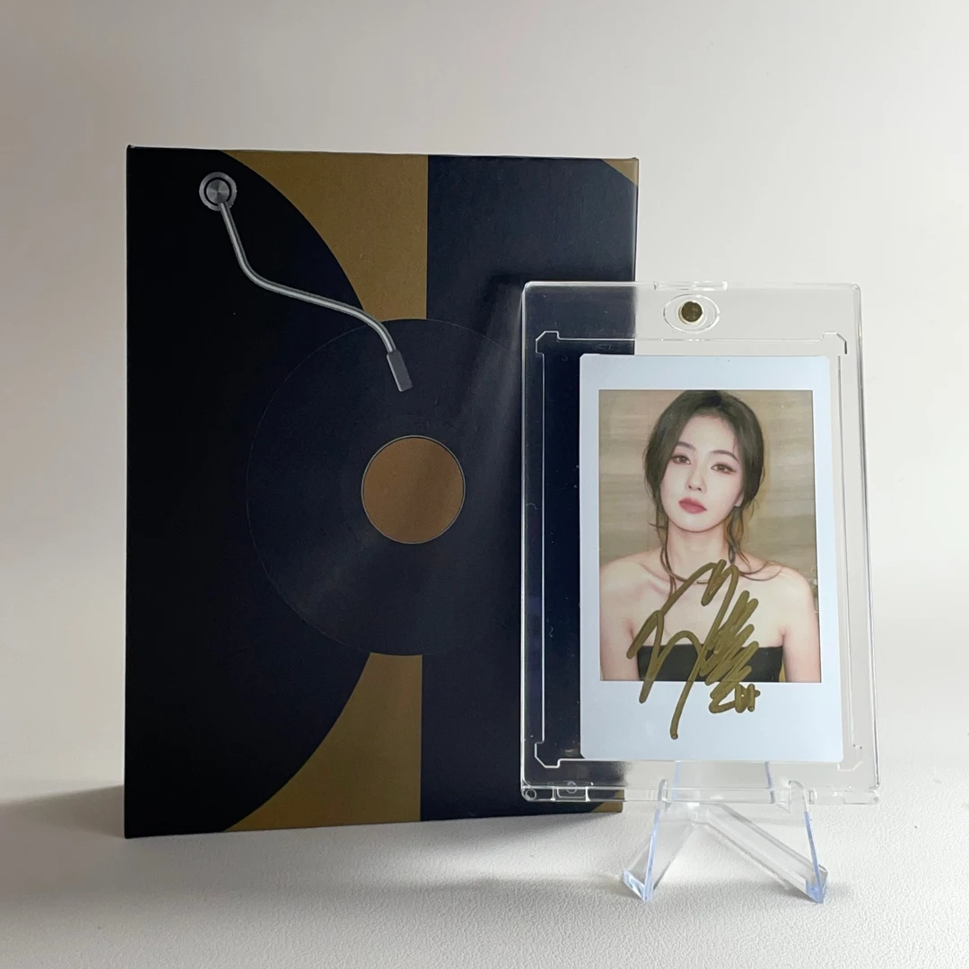 A3947【白鹿】白边 正品签名3寸拍立得照片