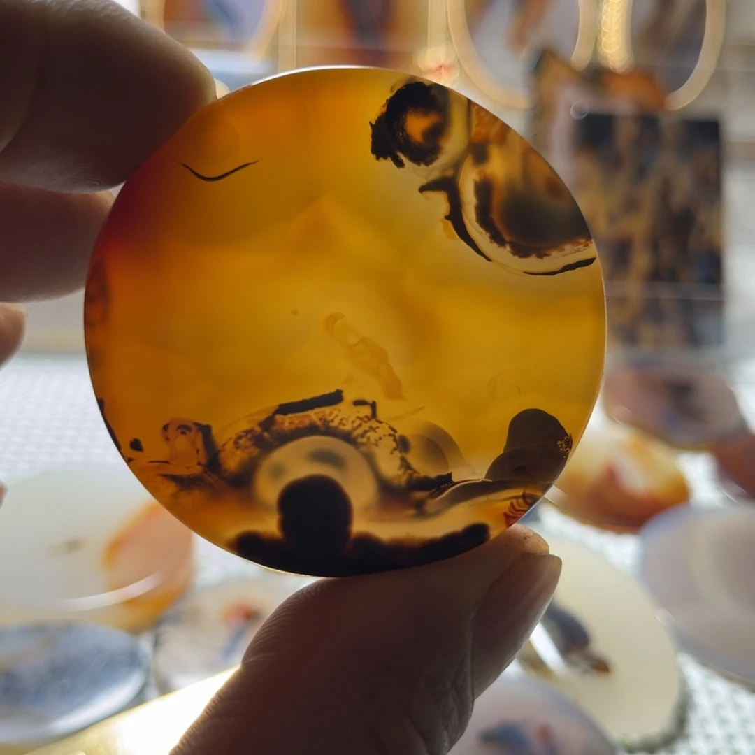 玛瑙/玉髓未镶嵌吊坠(不含链)