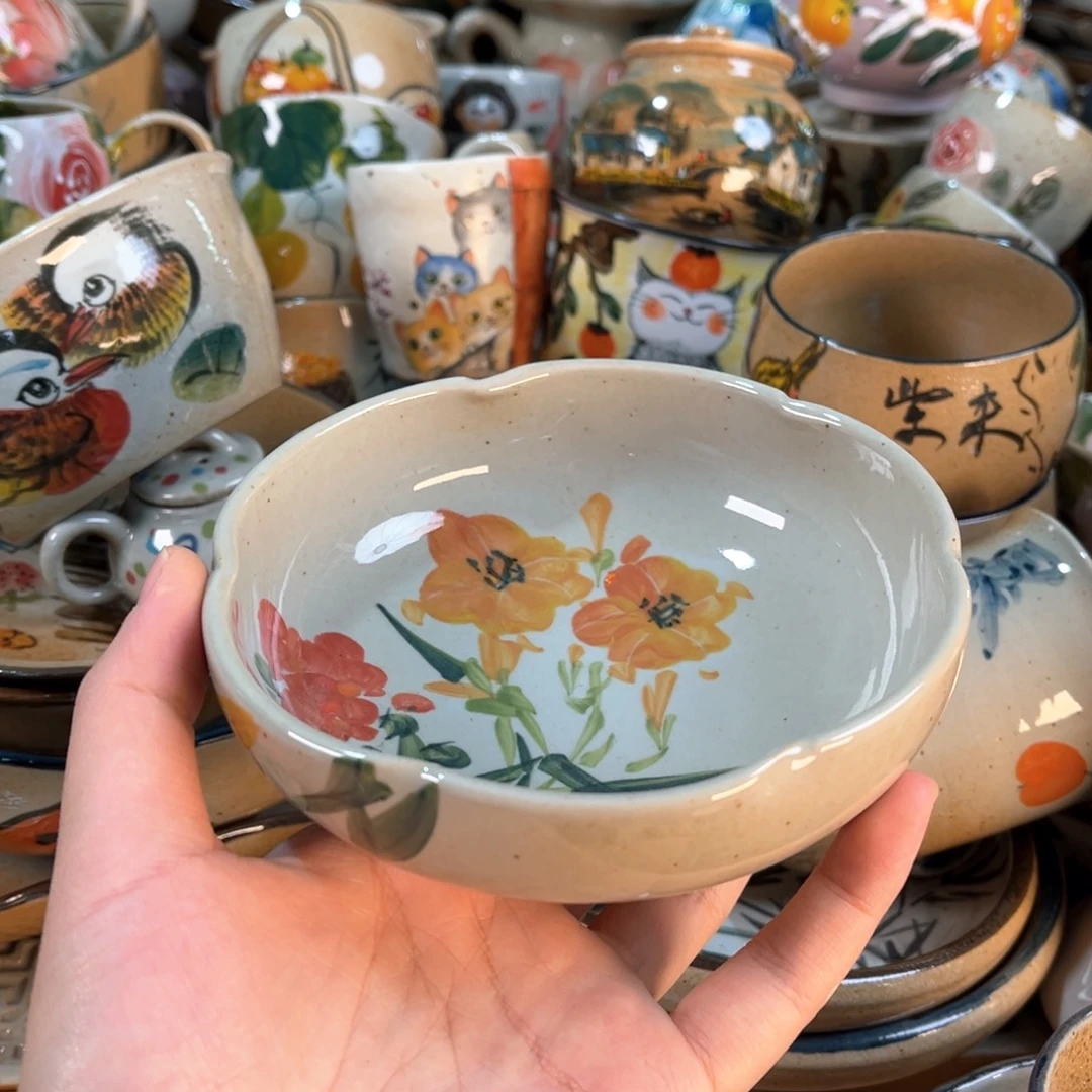 景德镇手工手绘杯